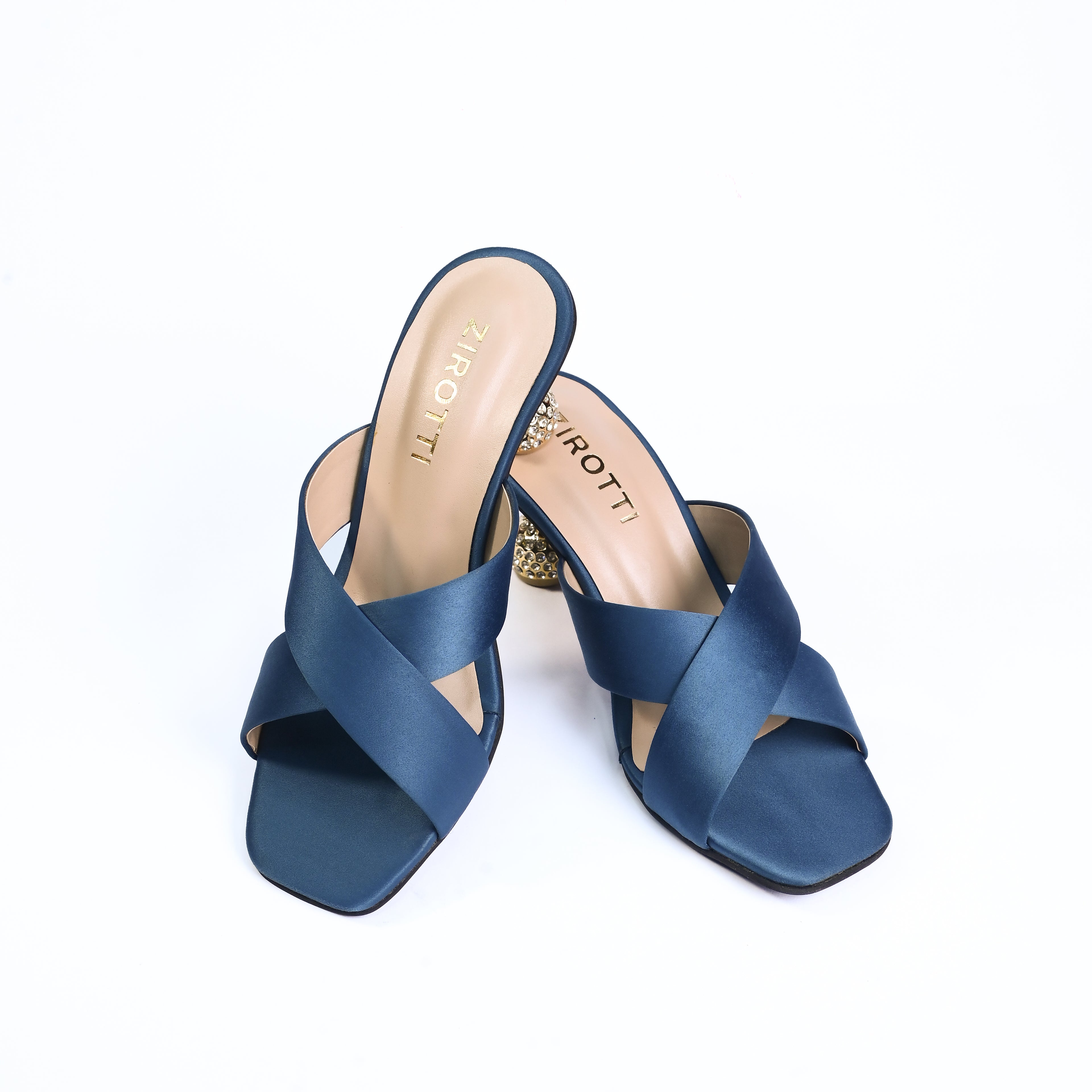 Mavon women’s zinc high heel sandal — strappy design with cushioned insole and elegant finish.