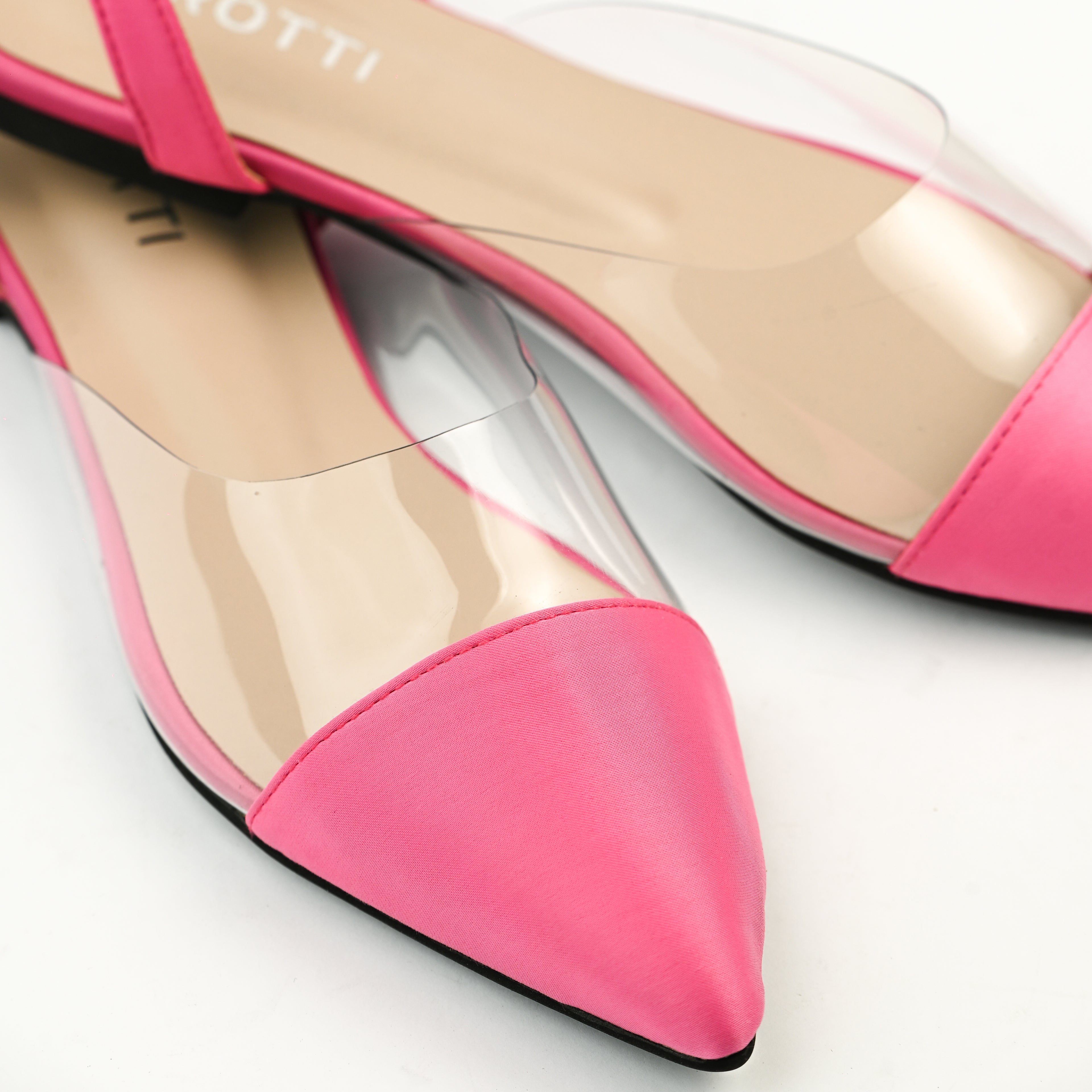 Merin Pink Color Women’s Flat Mule, lightweight, comfortable, cushioned insole, anti-slip sole