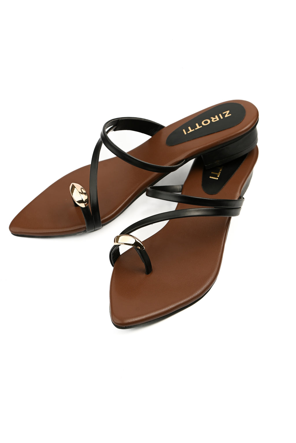 Women’s brown casual flats TRESSA by ZIROTTI — lightweight, comfortable everyday shoe