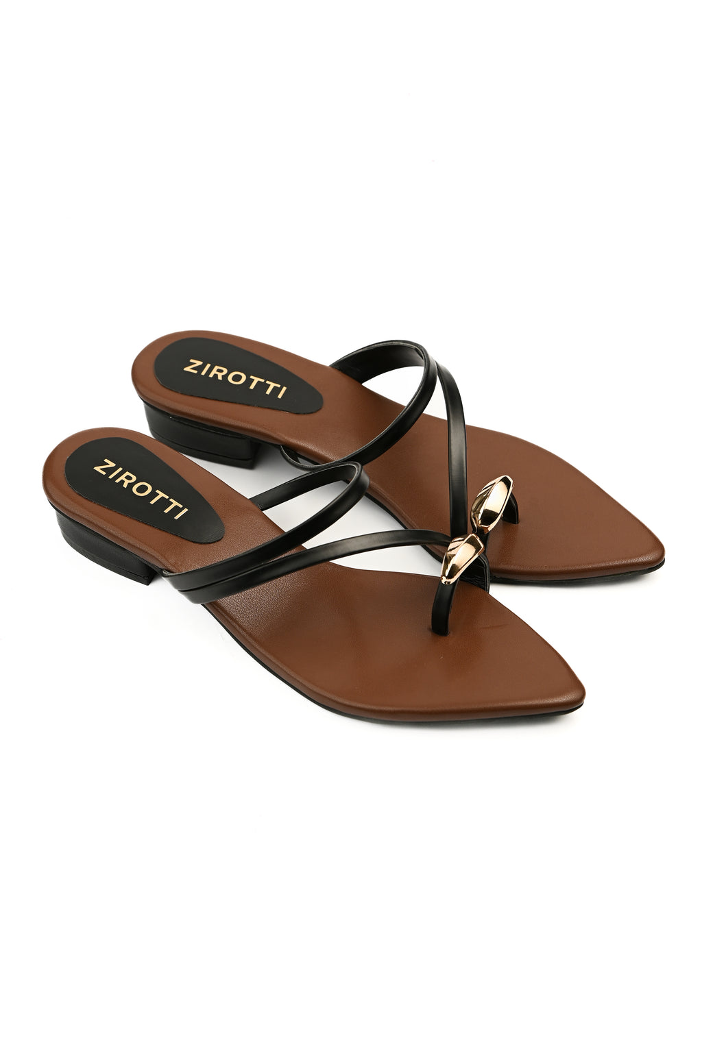 Women’s brown casual flats TRESSA by ZIROTTI — lightweight, comfortable everyday shoe