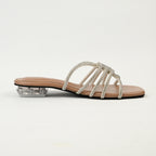 Women’s silver mesh flat shoe – VELNO SILVER by ZIROTTI, lightweight breathable design with cushioned insole and anti-slip sole