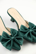 Emerald green women’s heel – ZIROTTI ZYRENE EMERALD, elegant slip-on design for parties or formal wear